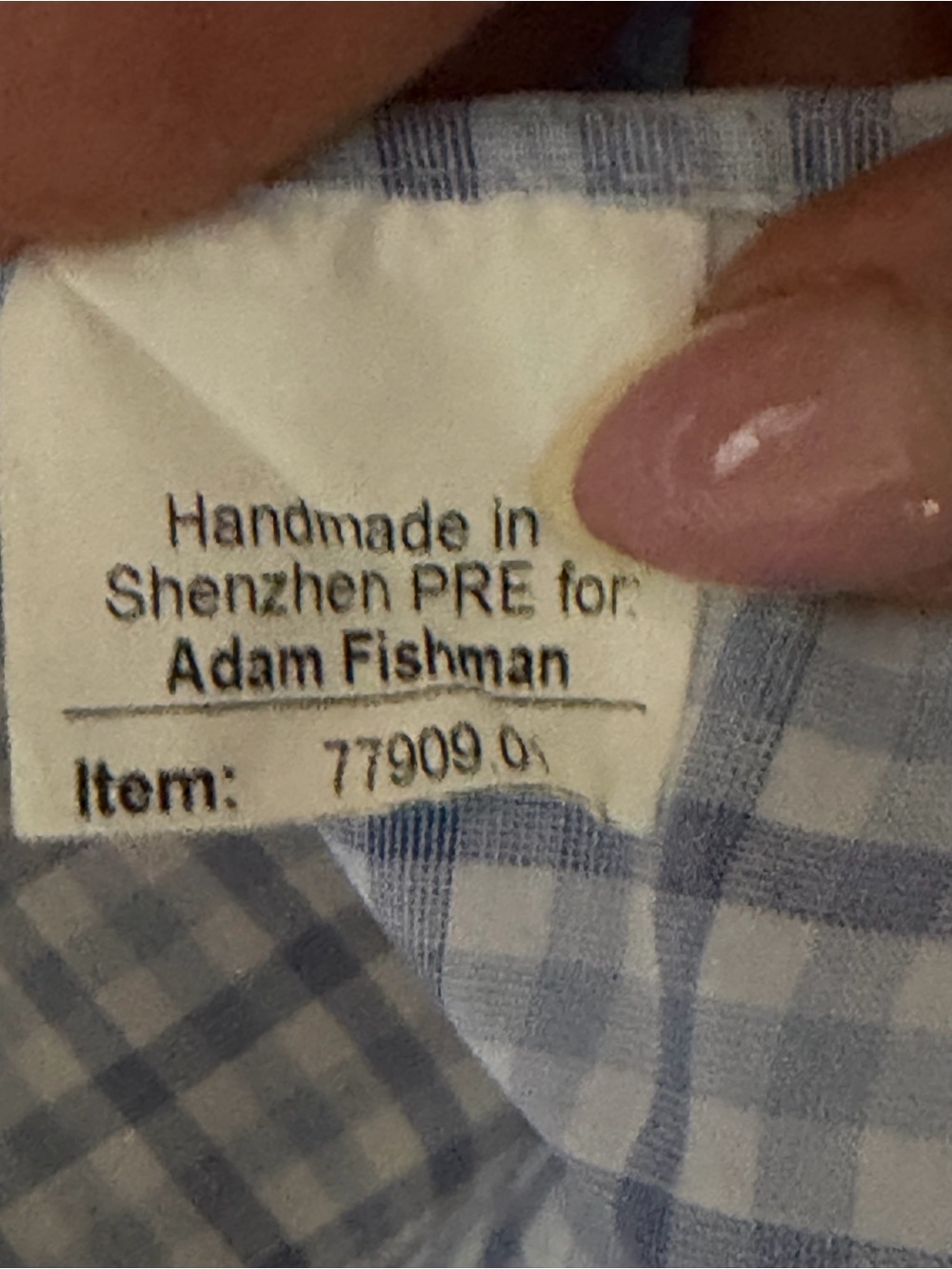 Like New Michael Andrews Bespoke Dress Shirt - Picture 8 of 8